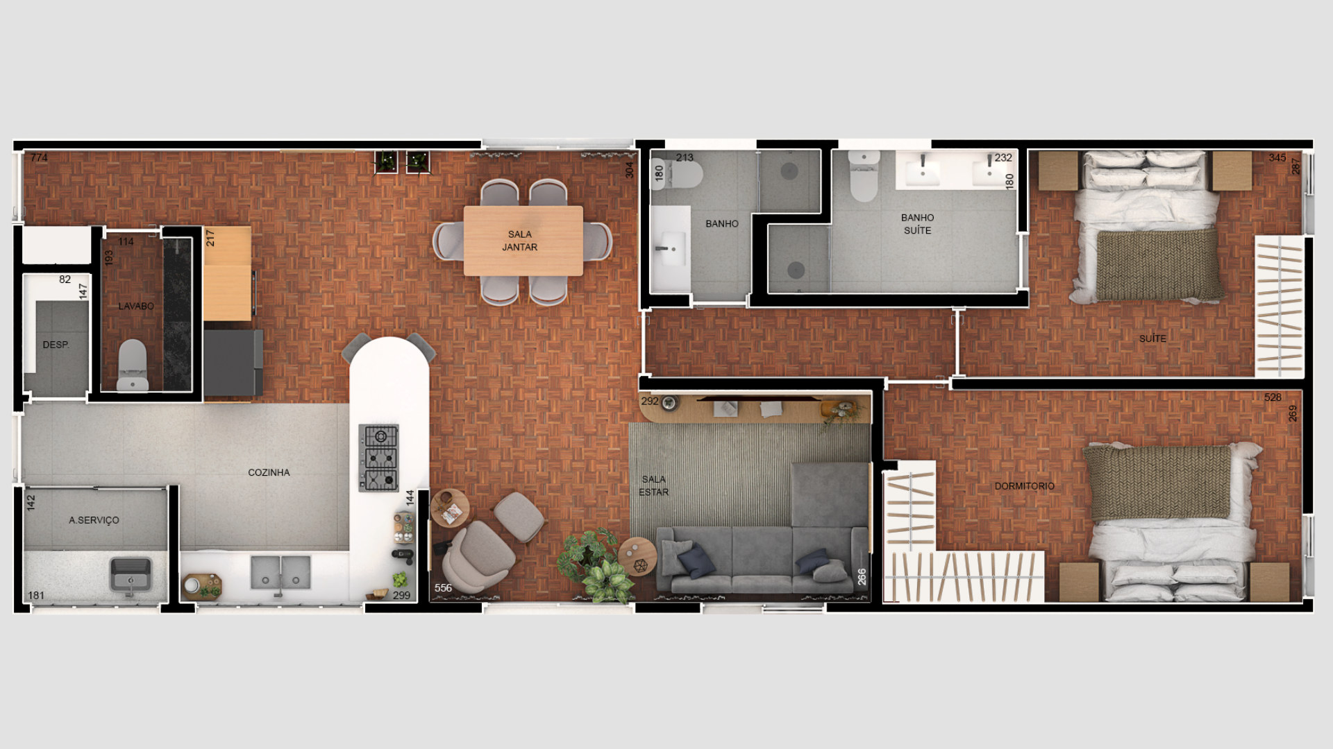 Apartamento a venda, Jd América, 108,30 m², 2 quartos - foto 3